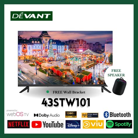 devant tv buttons|DEVANT 43STW101 43 inch HD Ready webOS TV .